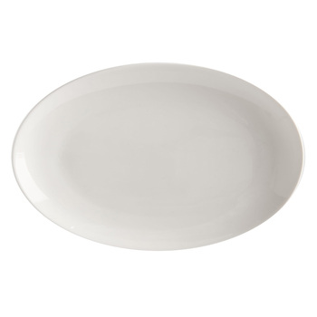Блюдо сервірувальне овальне Maxwell & Williams WHITE BASICS ROUND, порцеляна, 25 х 16 см
