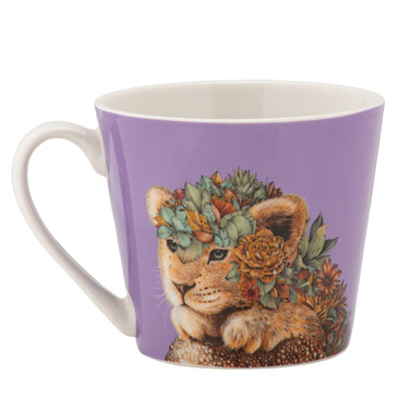 Кружка, фарфор, 370 мл Maxwell & Williams WILD PLANET MARINI FERLAZZO Lion