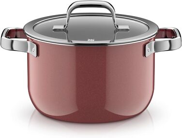 Каструля 20 см зі скляною кришкою, рожевий кварц Fusiontec Mineral Pro WMF