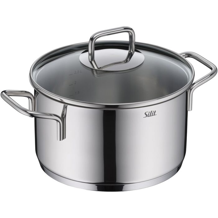 Каструля 20 см зі скляною кришкою Extra Cook Silit
