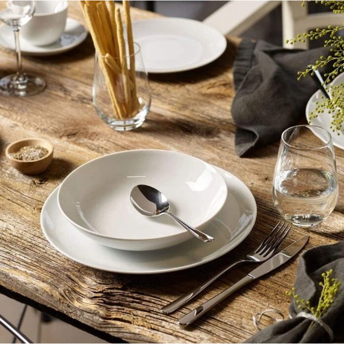 Набір столового посуду на 6 персон, 30 предметів, білі New Fresh Basic Villeroy & Boch