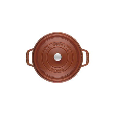 Кокот круглий 28 см, кориця Staub