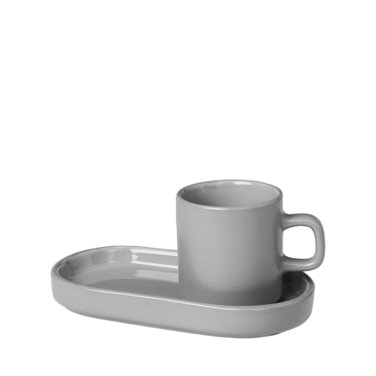 Кофейная пара для эспрессо 0.25 л Mirage Grey Mio Blomus