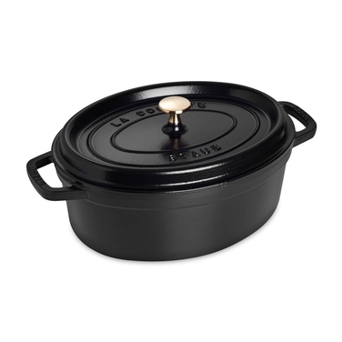 Кокот овальний 29 см, чорний Staub