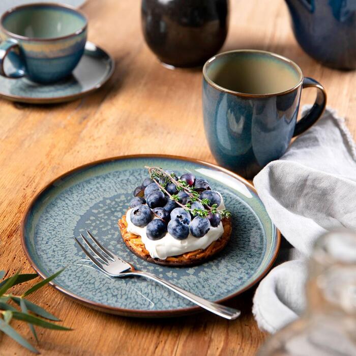 Тарілка обідня 26 см, сіро-синя Crafted Villeroy & Boch