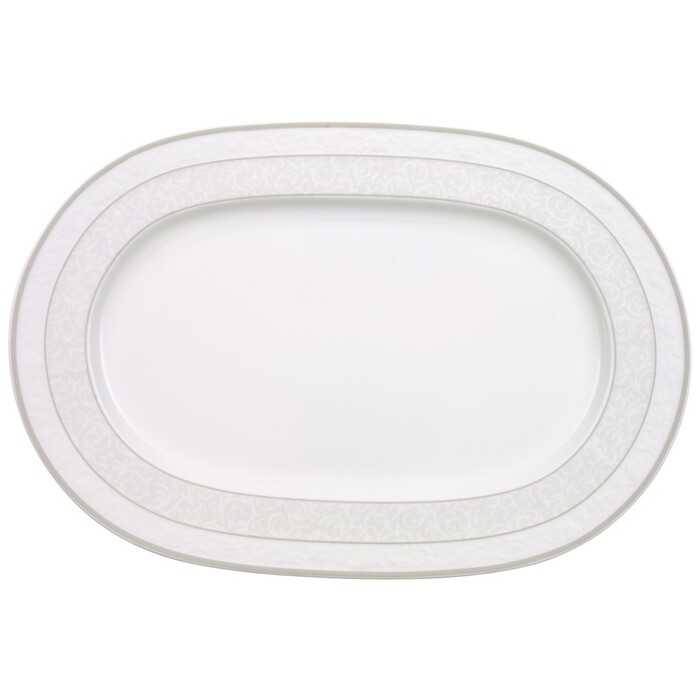Блюдо овальне 35 см Gray Pearl Villeroy & Boch