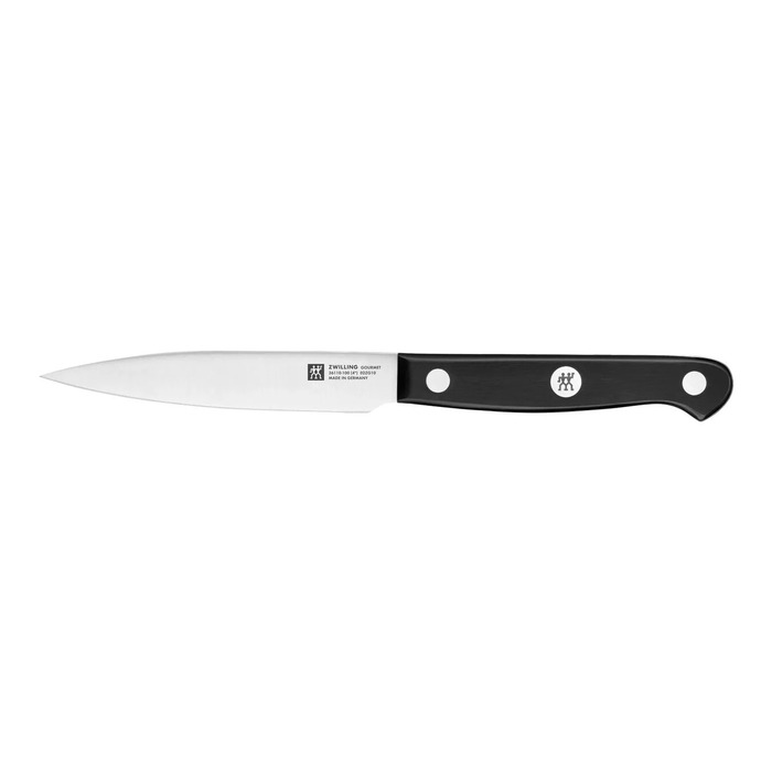 Набір з 5 ножів з ножицями та заточуючим блоком чорний Gourmet Zwilling