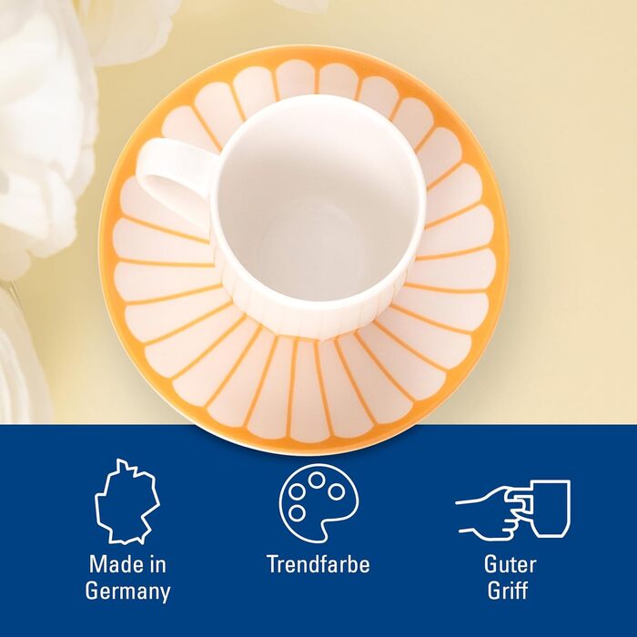 Чашка для эспрессо 70 мл, оранжевый Fleur Villeroy & Boch