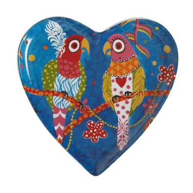 Тарілка десертна Maxwell Williams Rainbow Girl LOVE HEARTS, фарфор, діам. 15,5 см
