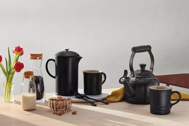 Френч-прес 0,8 л чорний матовий Le Creuset