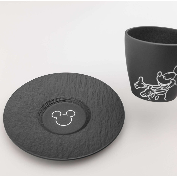 Блюдце до чашки для кави 15,4 см чорне Manufacture - Mickey Mouse Villeroy & Boch