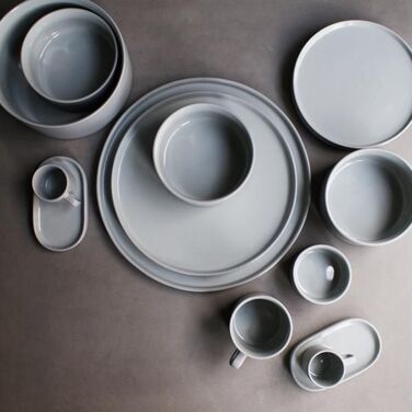 Тарілка підставкова для сервірування 35 см Mirage Grey Mio Blomus