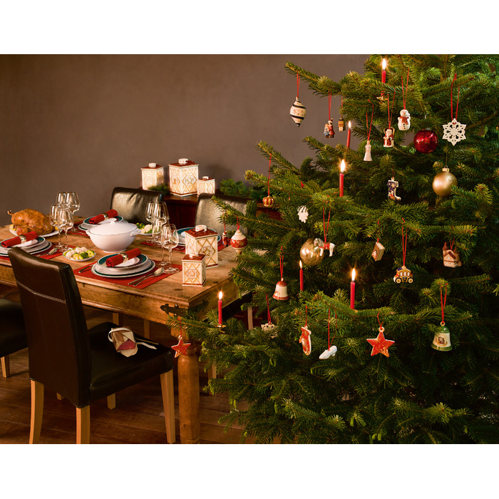 Набір ялинкових прикрас, 3 предмета Санти 9 см Nostalgic Ornaments Villeroy & Boch