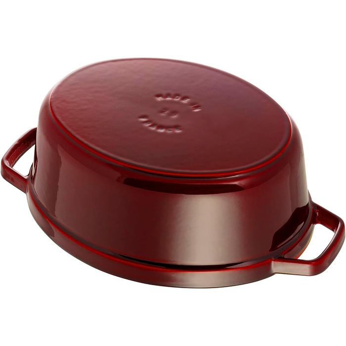 Чавунна жаровня/кокот STAUB, овал 6,7 л, (29 см, Grenadine)