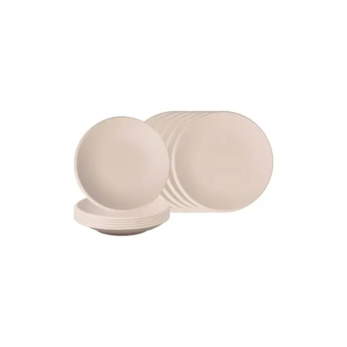 Набір тарілок, 12 предметів, порцеляна NewMoon Beige Villeroy & Boch