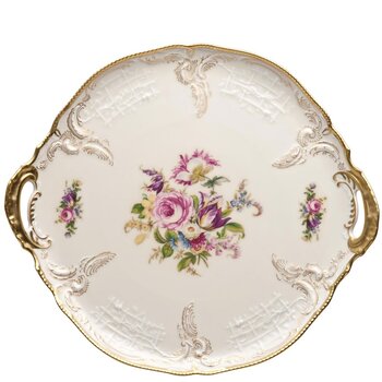 Тарілка для тортів 34,5 см Sanssouci Elfenbein Diplomat Rosenthal