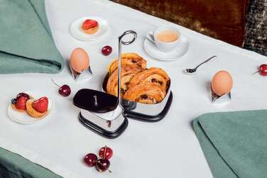 Цукорниця 9,8х6х6,7 см сталева Bibo Alessi