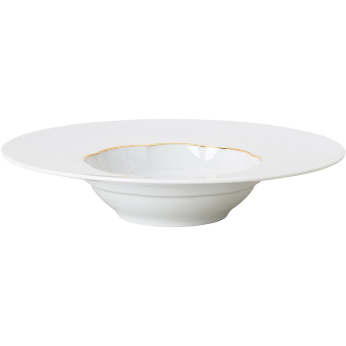 Тарілка гурман 28 см глибока Sonetto Oro Rosenthal