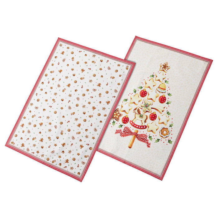 Набір з 2 кухонних рушників 50 x 70 см Winter Bakery Delight Villeroy & Boch