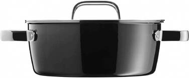 Каструля 22 см Чорна Fusiontec Aromatic WMF