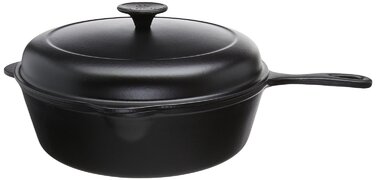 Гусятница / жаровня з довгою ручкою 27 см, чорний Le Creuset