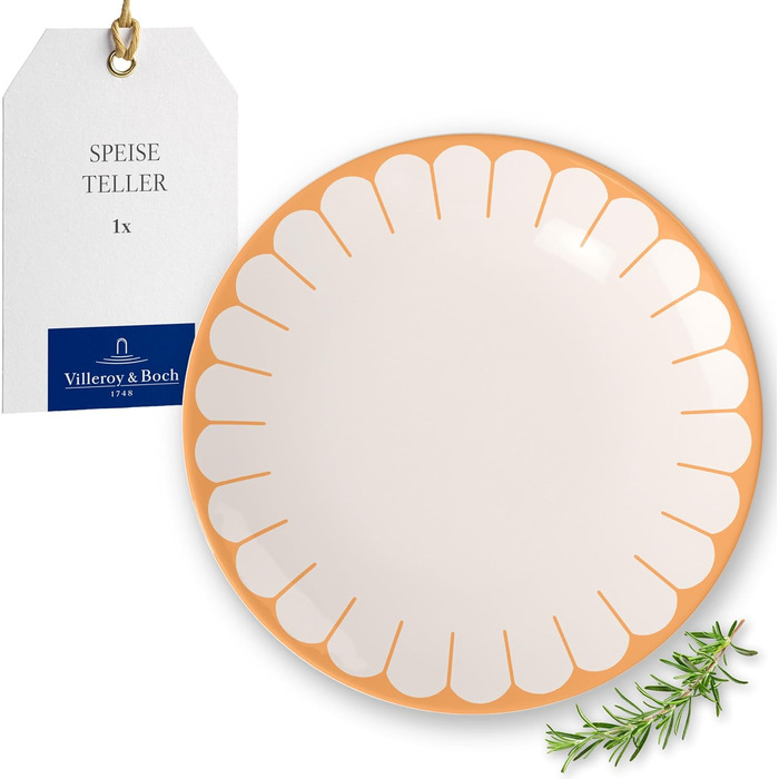 Обідня тарілка 26,6 см, помаранчевий Fleur Villeroy & Boch