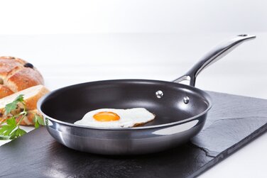 Сковорода з антипригарним покриттям 3Ply 24 см, чорний Le Creuset
