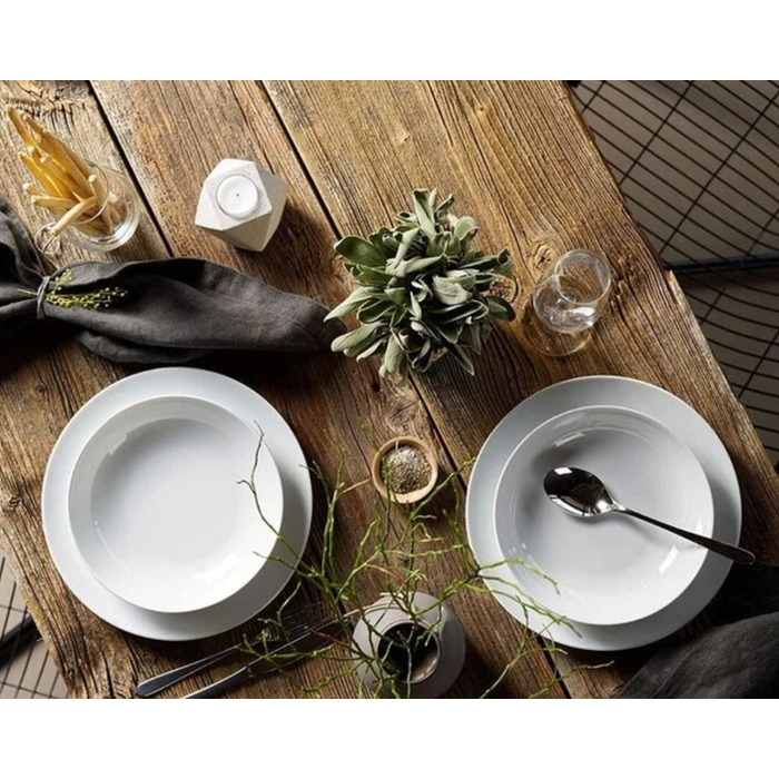 Набір столового посуду на 6 персон, 30 предметів, білі New Fresh Basic Villeroy & Boch