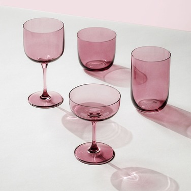 Склянка для води 200 мл,  набір 2 предмети, фіолетовий Like Glass Villeroy & Boch
