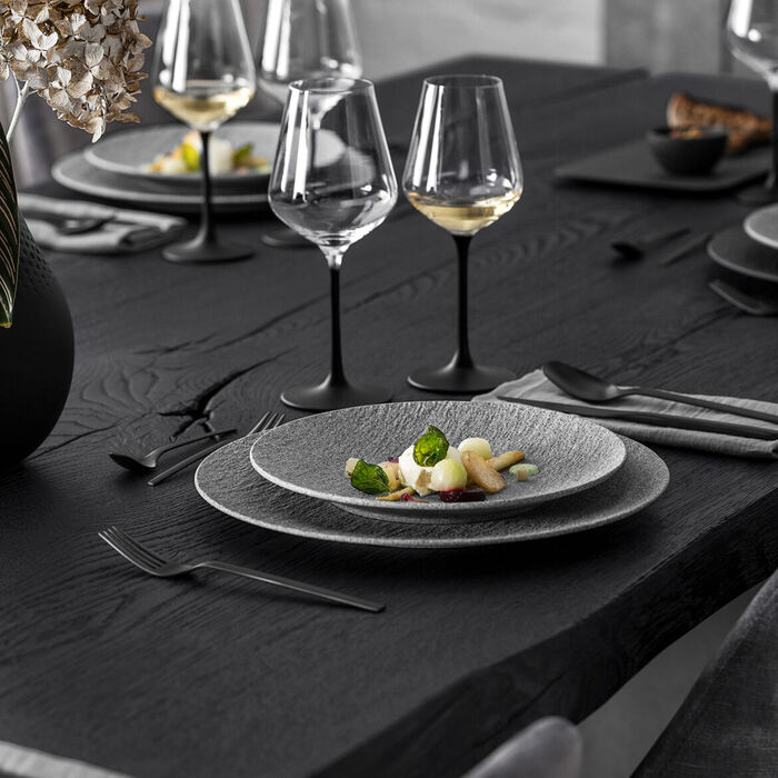 Тарілка для сніданку 22 см, сіра Manufacture Rock Granit Villeroy & Boch