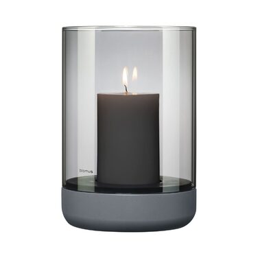 Підсвічник 22,5 см L Steel Gray / Smoke Calma Blomus