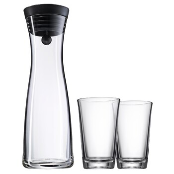 Графин для води, чорний 1,0 л + 2 склянки Basic WMF