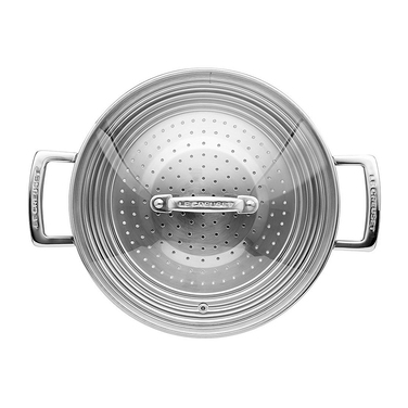 Парова вставка зі скляною кришкою 24 см Metal Le Creuset