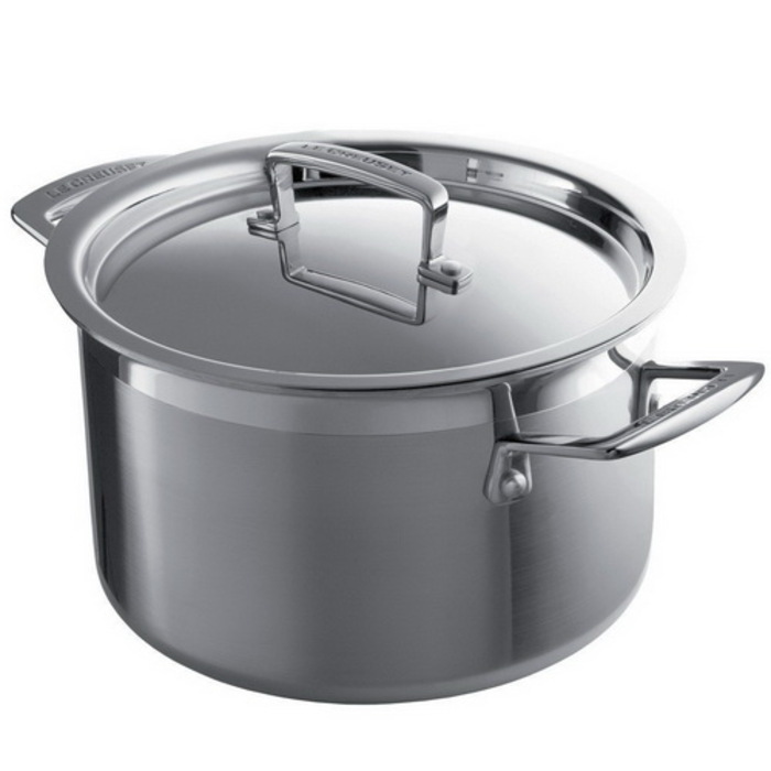 Каструля висока з кришкою 3 PLY, 24 см Le Creuset