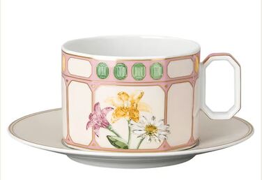 Чашка комбінована 0,35 л з блюдцем, Зефір IDYLLIA Swarovski x Rosenthal