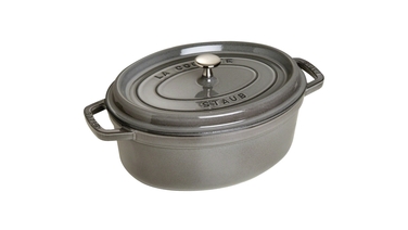 Кокот овальний 27 см, сірий графіт Staub