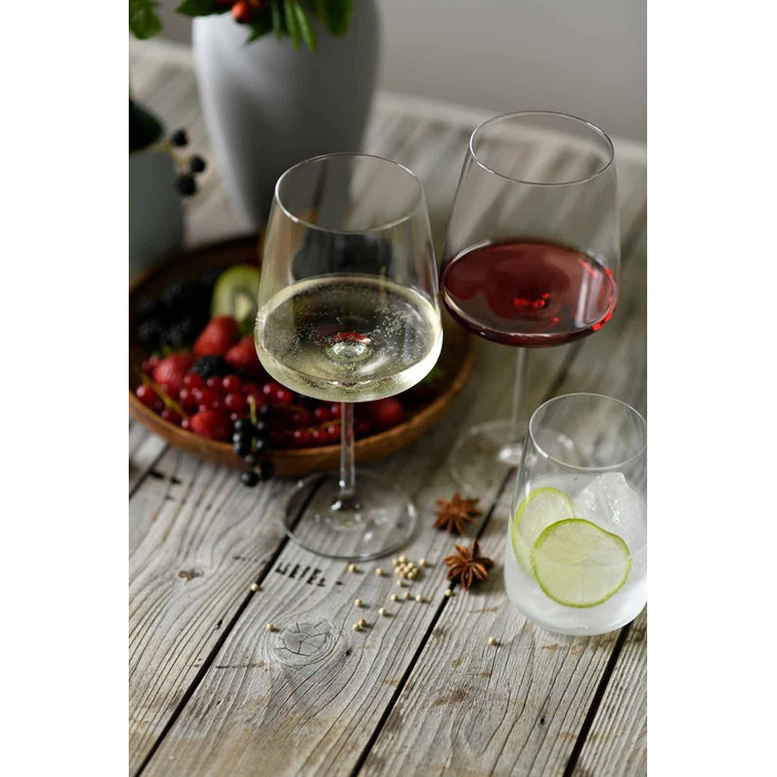 Набір келихів для вина та склянок для води,  8 предметів, Vivid Senses Zwiesel Glas