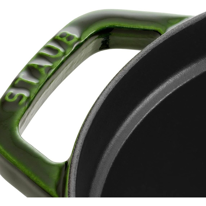 Кокот овальний 29 см, зелений базилік Staub
