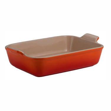 Блюдо прямокутне 31 см, помаранчеве Le Creuset