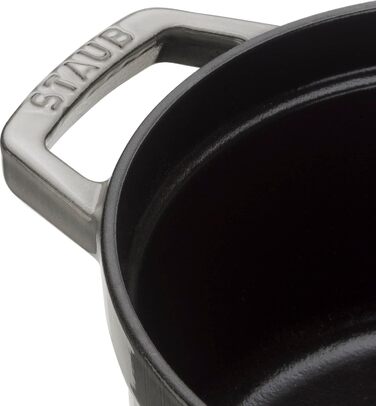 Каструля / жаровня 24 см з кришкою Graphite Grey Staub