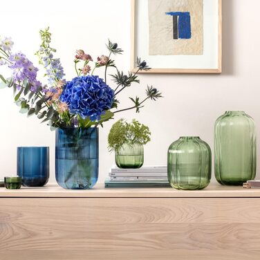 Ваза скляна декоративна 12,5 х 15 см, синій Fleur Villeroy & Boch