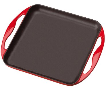 Сковорода гриль 33 см, вишневий Le Creuset