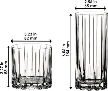 Набір склянок для віскі та лонг-дринків, 8 предметів Drink Specific Glassware Riedel