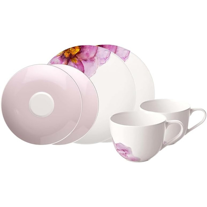 Кавовий сервіз на 2 персони, 6 предметів Rose Garden Villeroy & Boch
