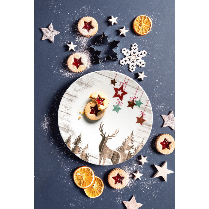 Тарілка підставкова 28 см біла Life Christmas Seltmann Weiden