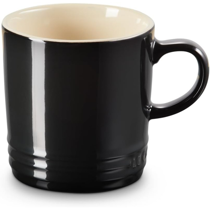 Керамічний кухоль Le Creuset, 0,35 л, 70302351700002 (чорний глянцевий, 350 мл)