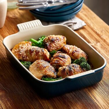 Форма для запікання прямокутна 1,1 л 19 см Deep Teal Le Creuset