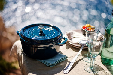 Каструля / жаровня 22 см з кришкою La Mer Staub