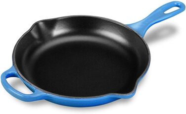 Чавунна сковорода LE CREUSET Signature, кругла, Ø Для всіх типів плит, вкл. Підходить для індукції, 1,93 кг, Гранат, 20182239490422 (Марсель, 23 см)