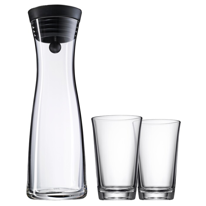 Графин для води, чорний 1,0 л + 2 склянки Basic WMF
